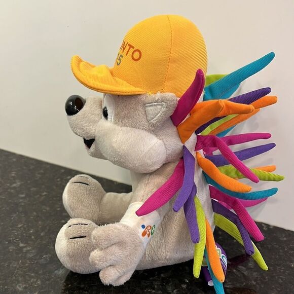Pan Am Games Toronto 2015 Plush Pachi porcupine Plush 9" Tall - Picture 2 of 8